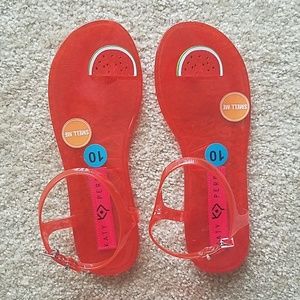 Katy Perry Geli Watermelon Sandals Size 10